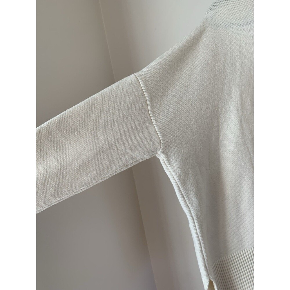 NWT LOFT Turtleneck Oversized Sweater Cream- Size Large - Picture 8 of 9